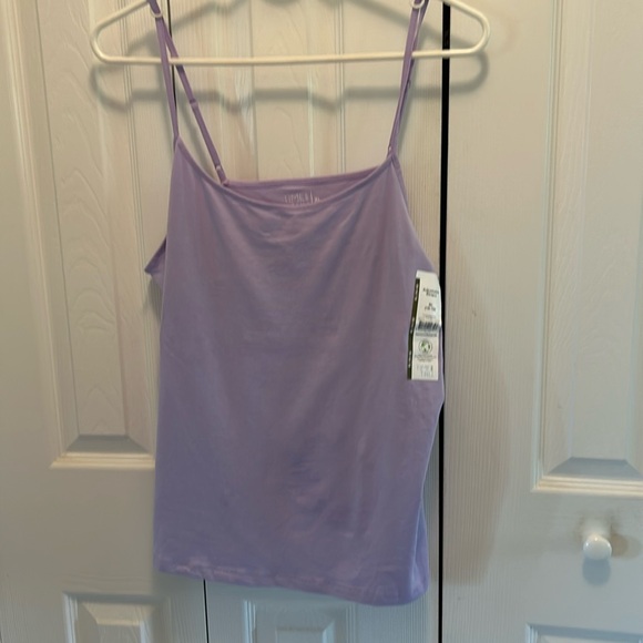 Time and Tru Tops - NWT Purple strapped tank top